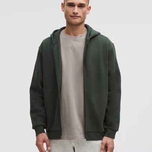 Lululemon Steady State Fleece Lined Full Zip Hoodie Green Size Large